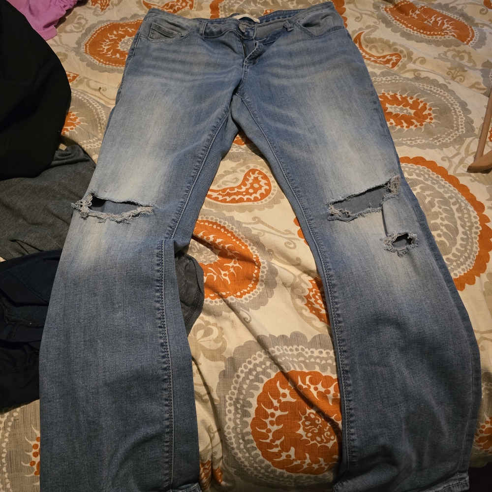 Daytrip Blue Distressed Jeans